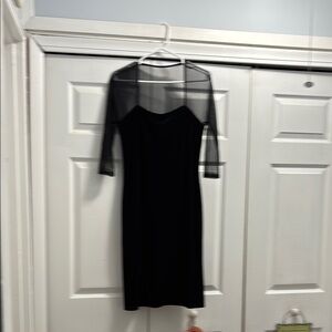 Onyx Nite Black Sweetheart Sheath Dress